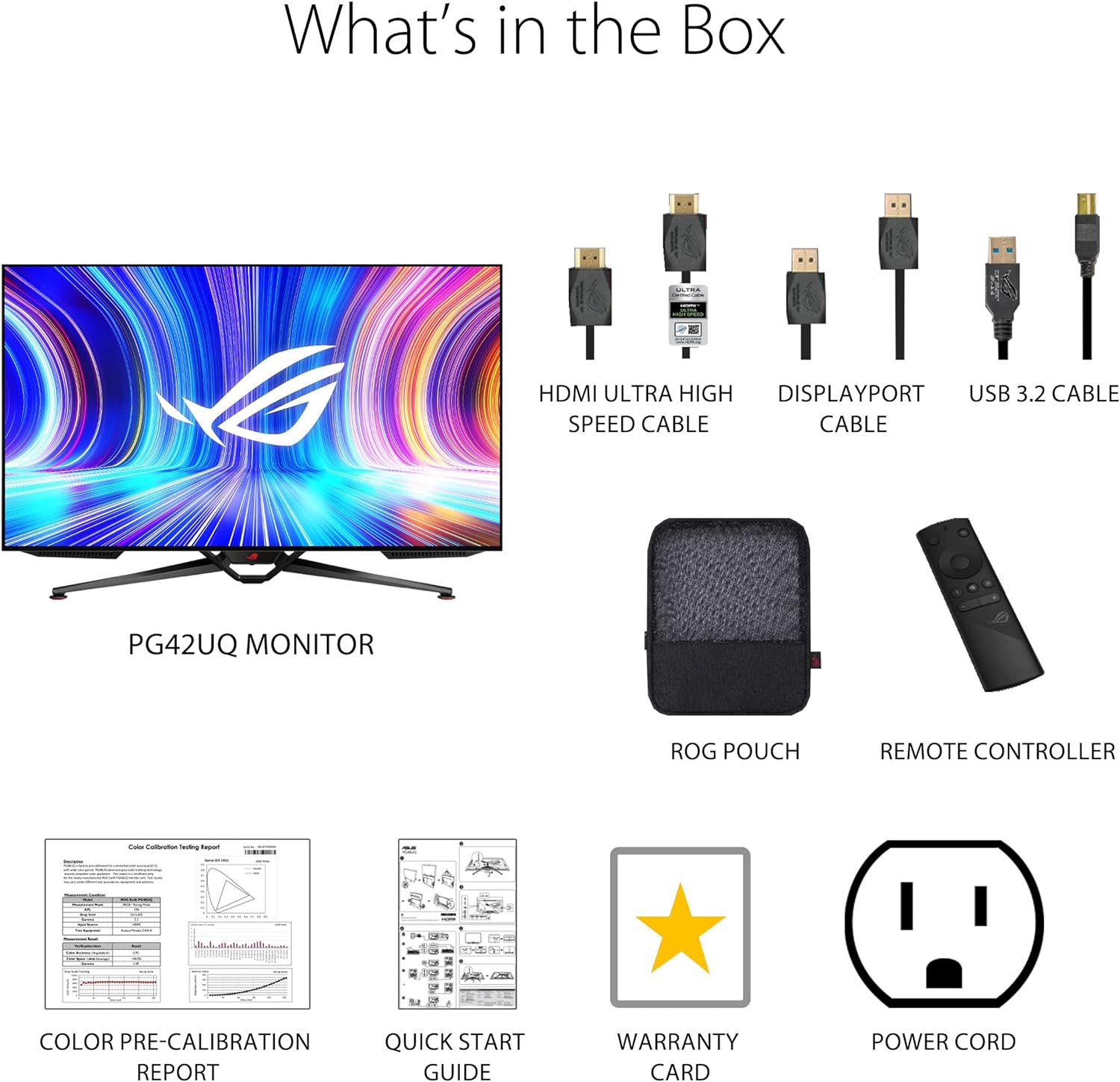 ASUS ROG Swift OLED PG42UQ 42 ASUS ROG Swift OLED PG42UQ 42